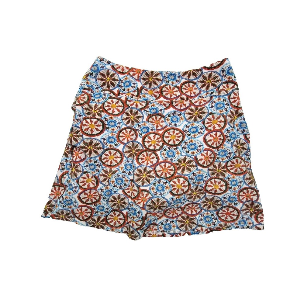 Foraygolf Womens Skort Folk Festival Bead Print Small